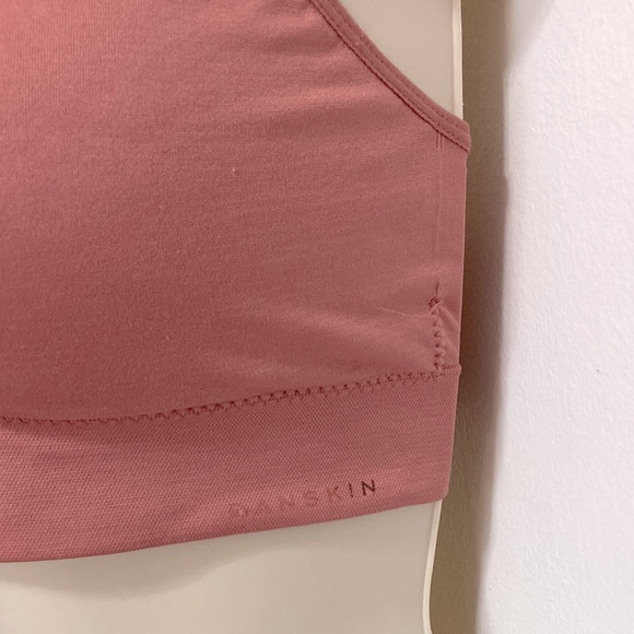 DANSKIN Cami Sport Exercise Workout Dance Bra Dusty Rose Pink Womens XL - Picture 3 of 12